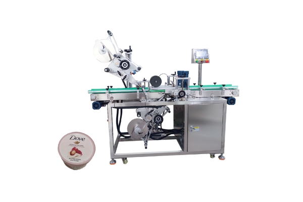 磨砂膏上下平面貼標(biāo)機(jī)